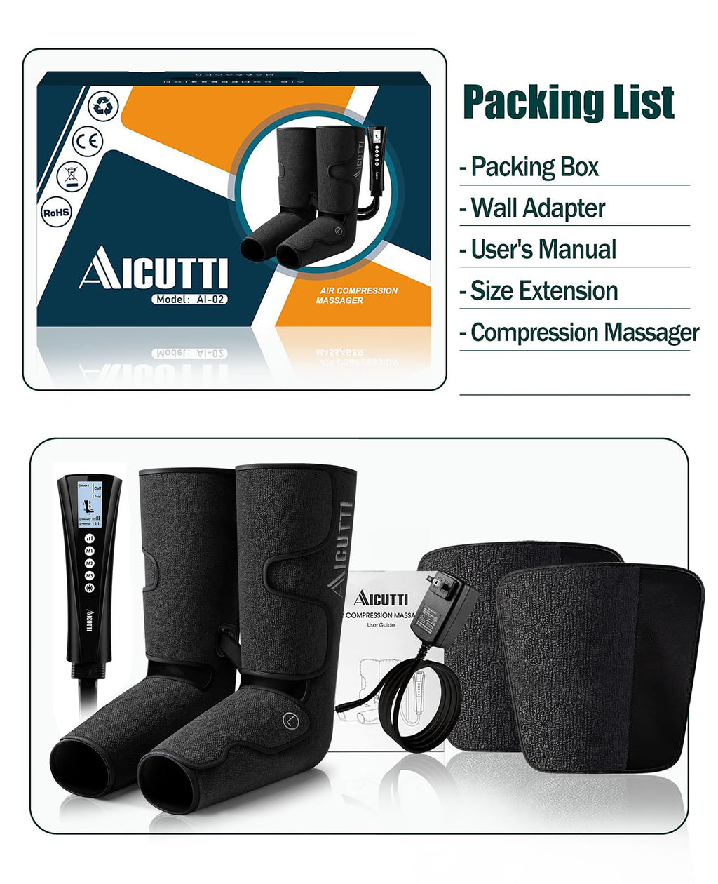 Full Leg Massager with Heat Y36538