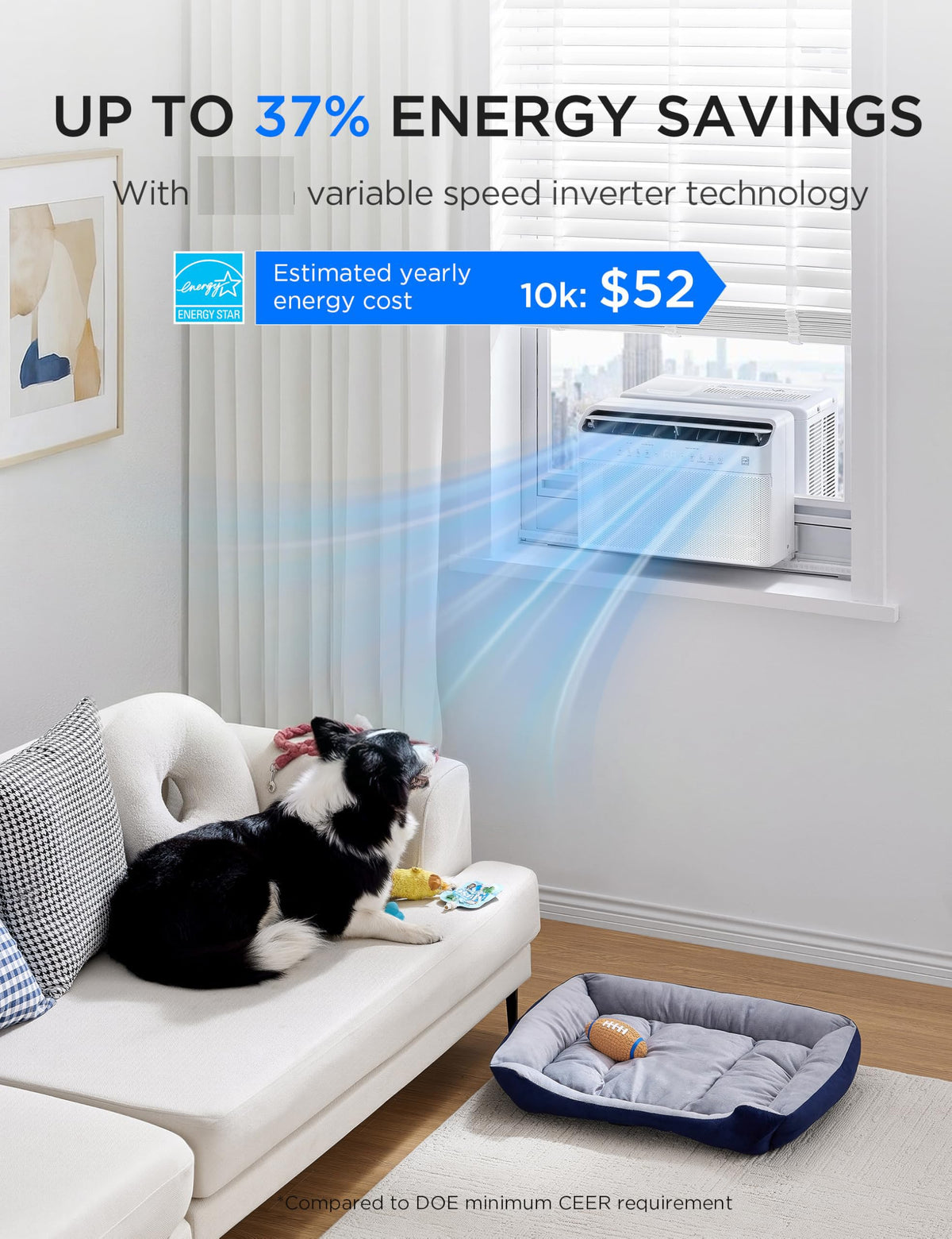 0,000 BTU U Shaped Window Air Conditioner F364992