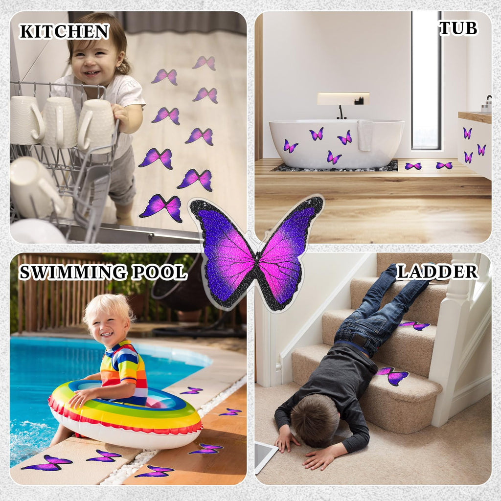 20 Pcs Non Slip Bathtub Stickers with Scraper C1231