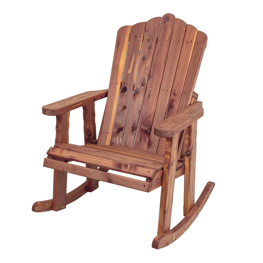 Cedar Adirondack Rocking Chair E813