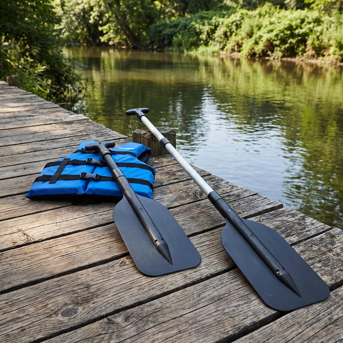 Telescopic Kayak Paddle Aluminum T-Handle J653526