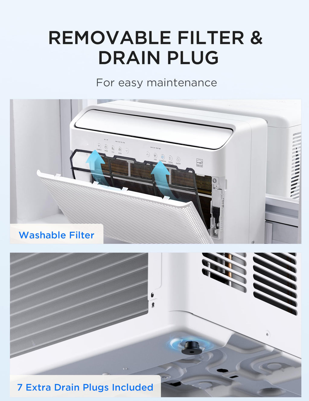 0,000 BTU U Shaped Window Air Conditioner F364992