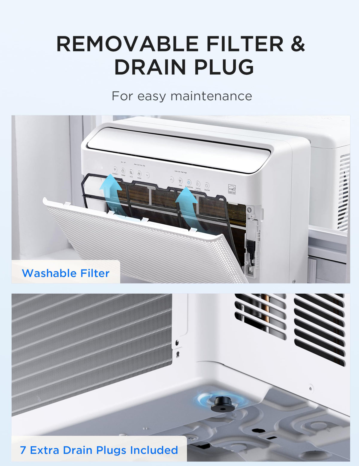 0,000 BTU U Shaped Window Air Conditioner F364992