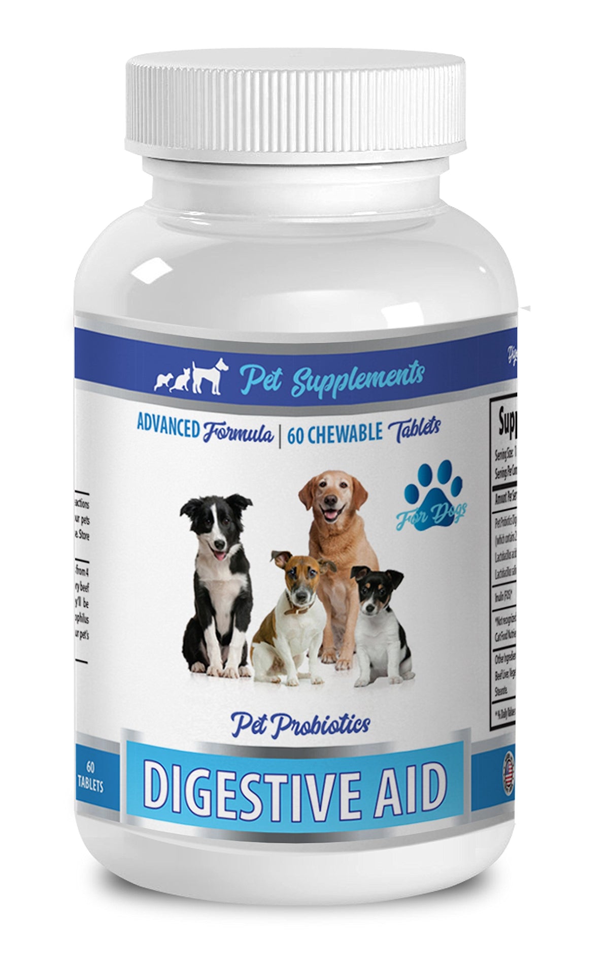 Dog Digestive Aid Probiotics 60 Treats S66344