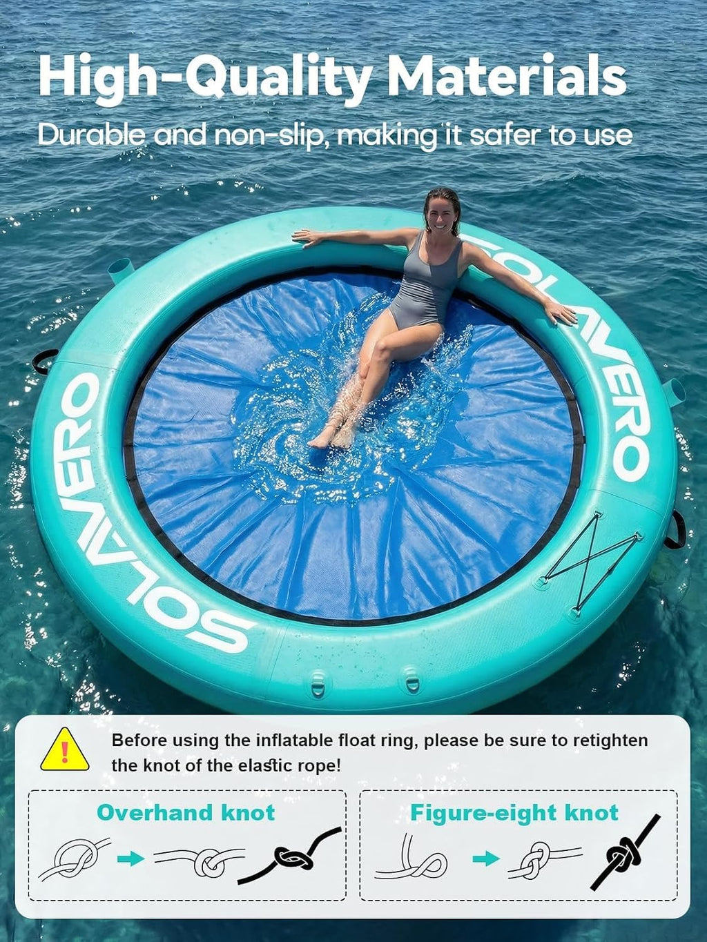 Inflatable Floating Dock and Water Hammock N535016