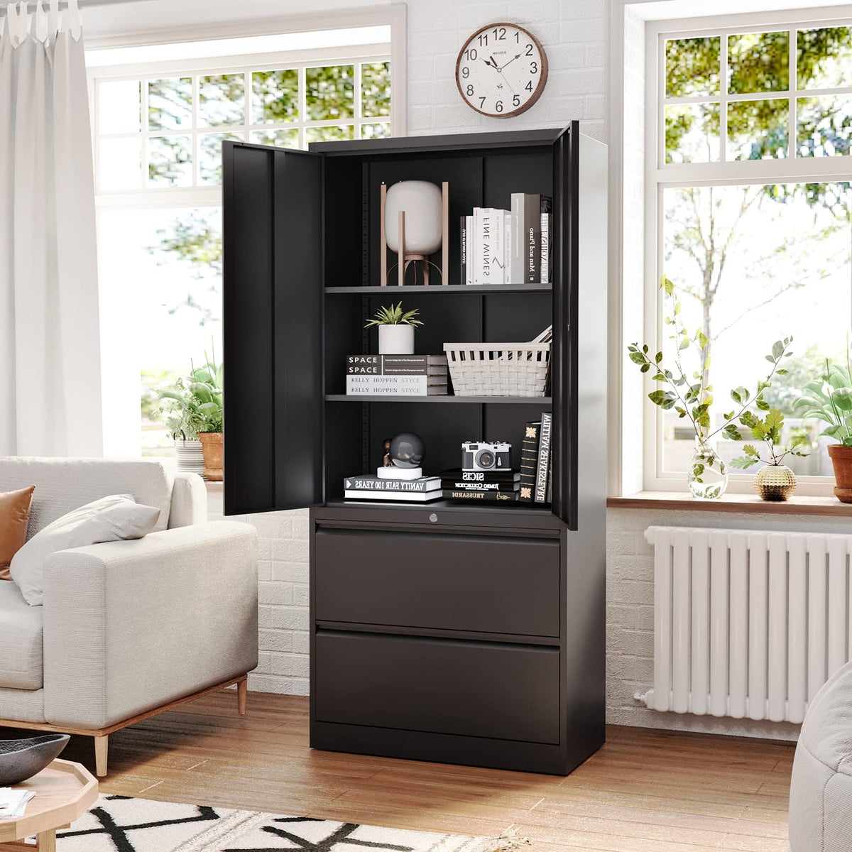 Metal Cabinets with Lockable Drawers and Doors O703