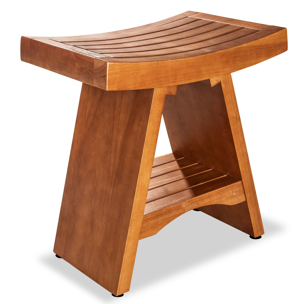 Teak Shower Bench 18 Inches O316239
