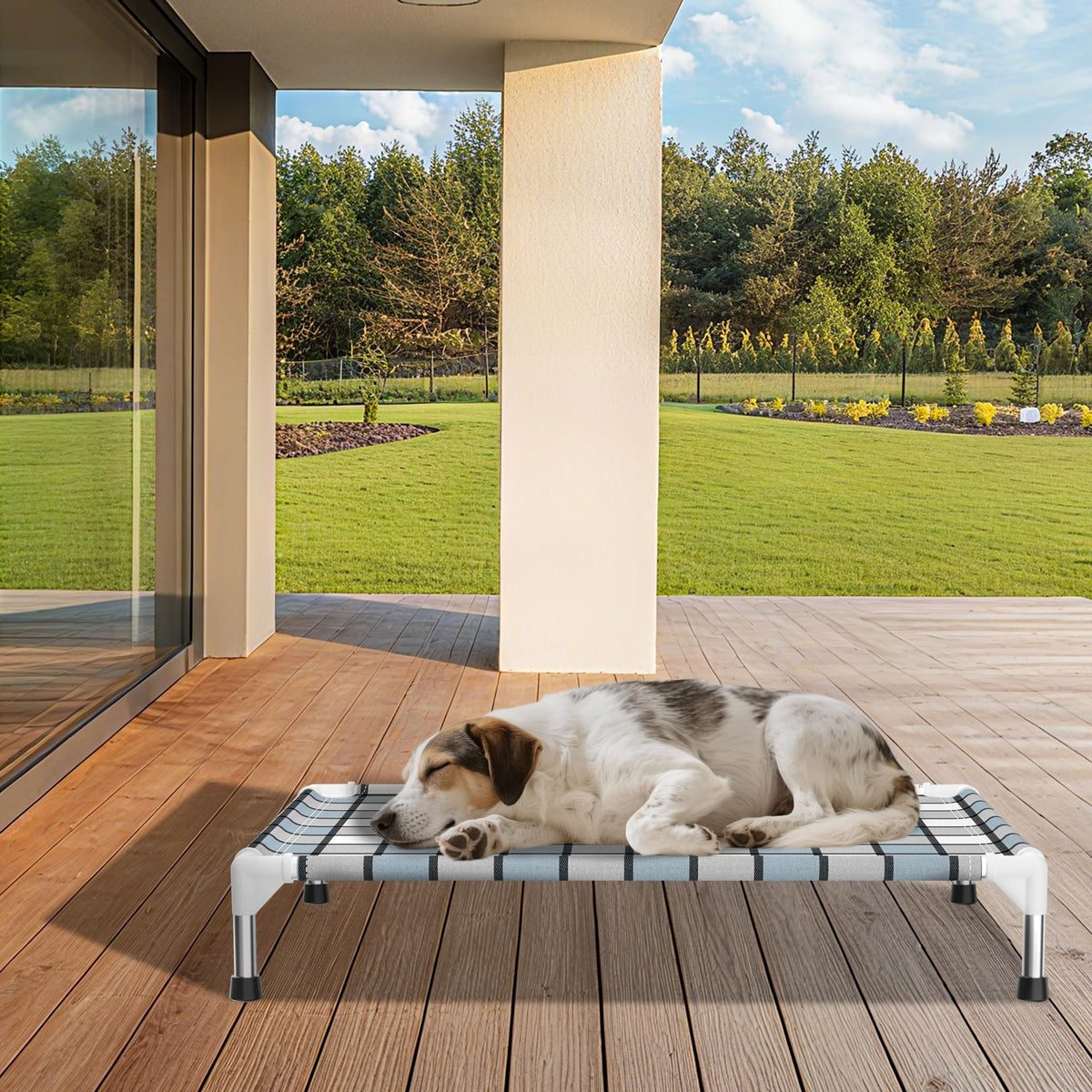 Elevated Outdoor Raised Dog Bed V72344