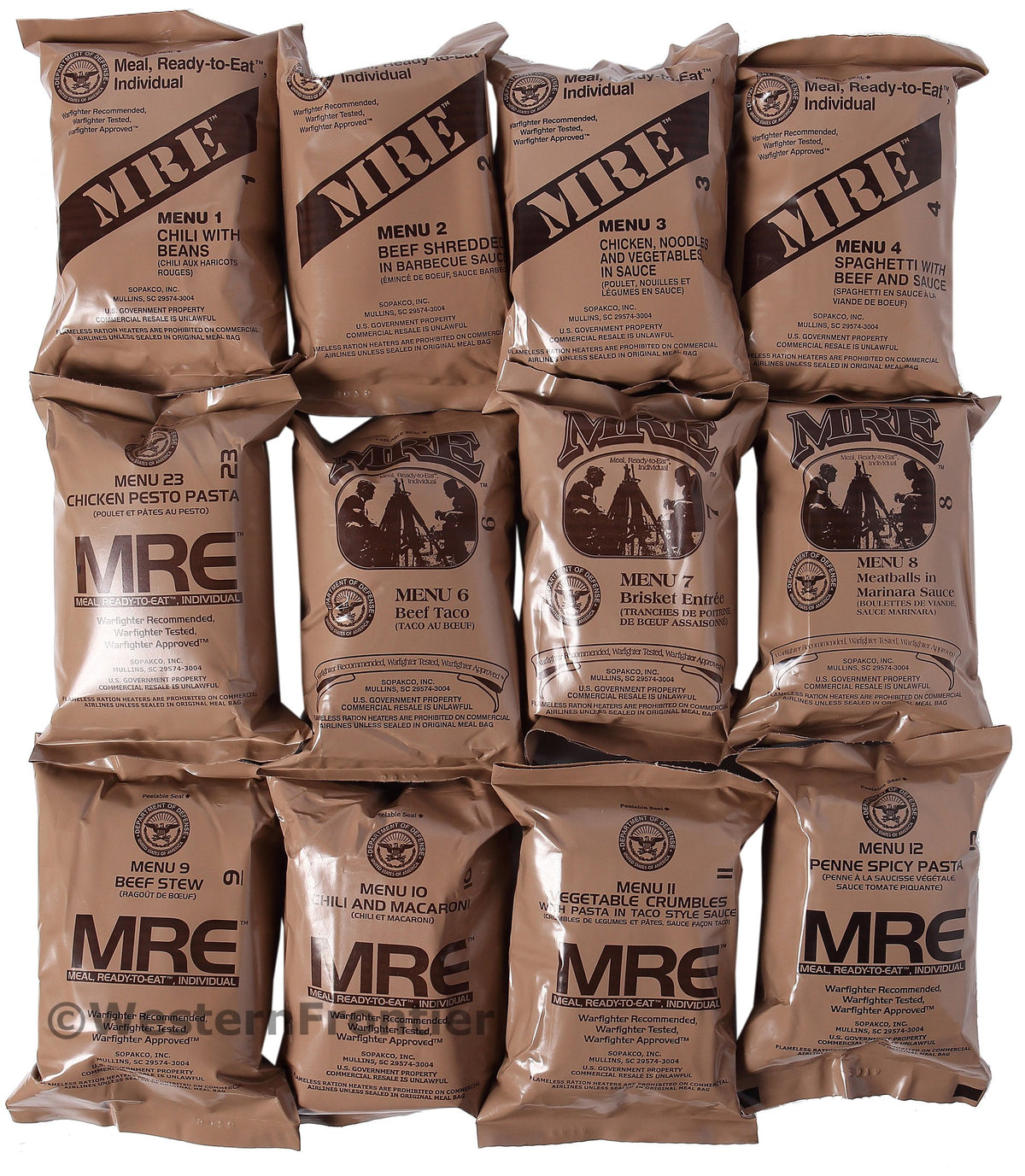 24 Meals MRE Case X772
