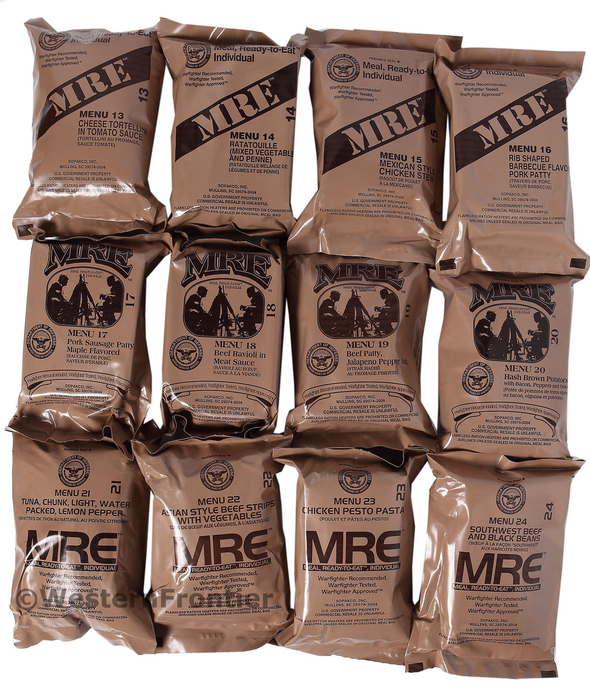 24 Meals MRE Case X772