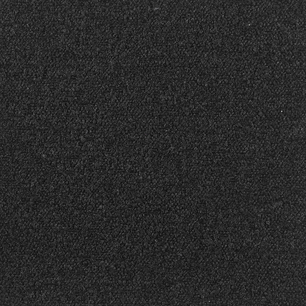 Black Boucle Upholstered Dining Chairs Set of 2 O4356